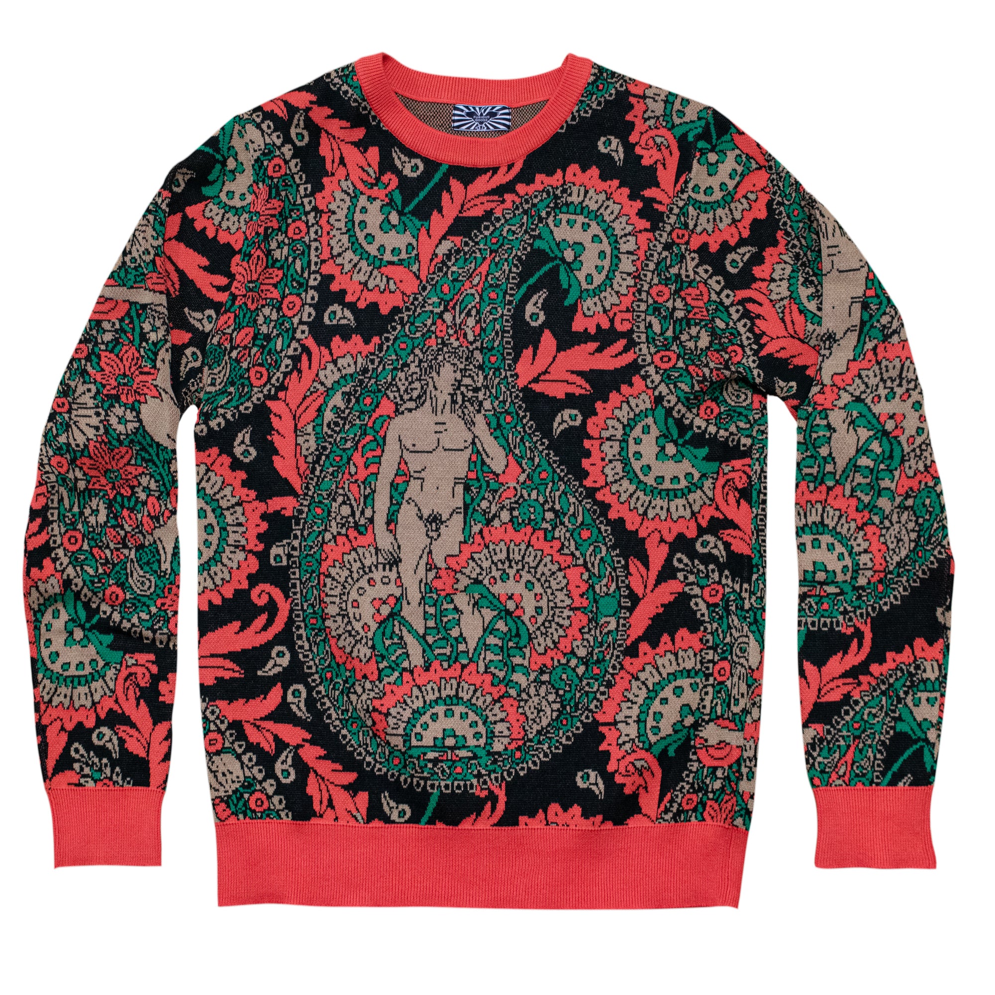 Paisley Print selling Sweater