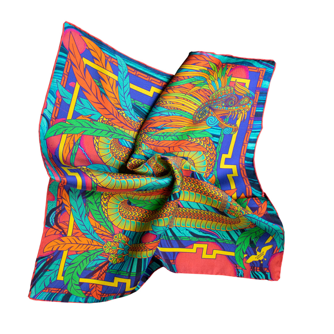 dazziling dragon silk squares, UK sourced, trending fashion