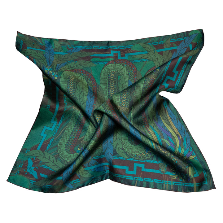 Pocket square, 100% silk, unisex wear, sustainable modern fashion