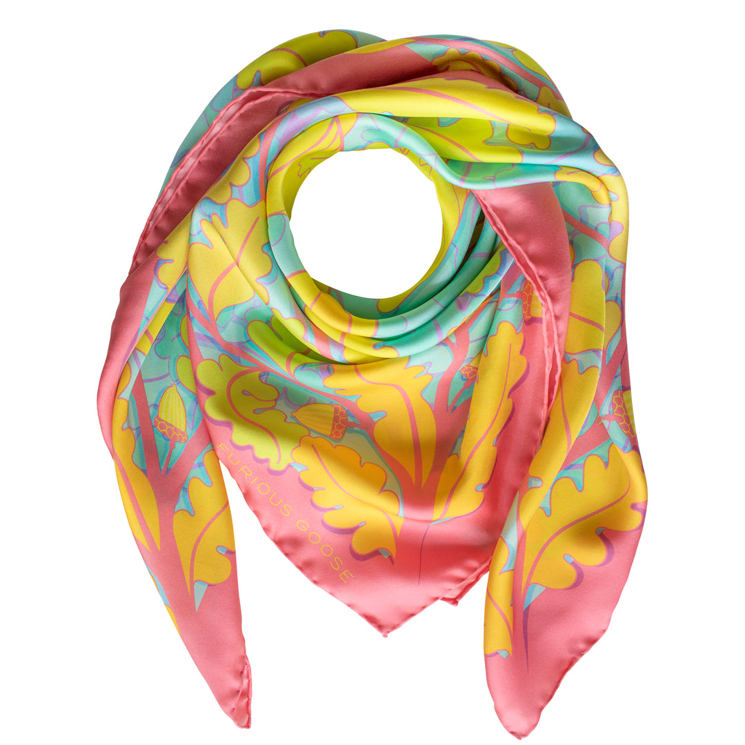 Silk Scarf, Foulard, Silk Scarves London, Silk Square, Luxury Gift, Made in England