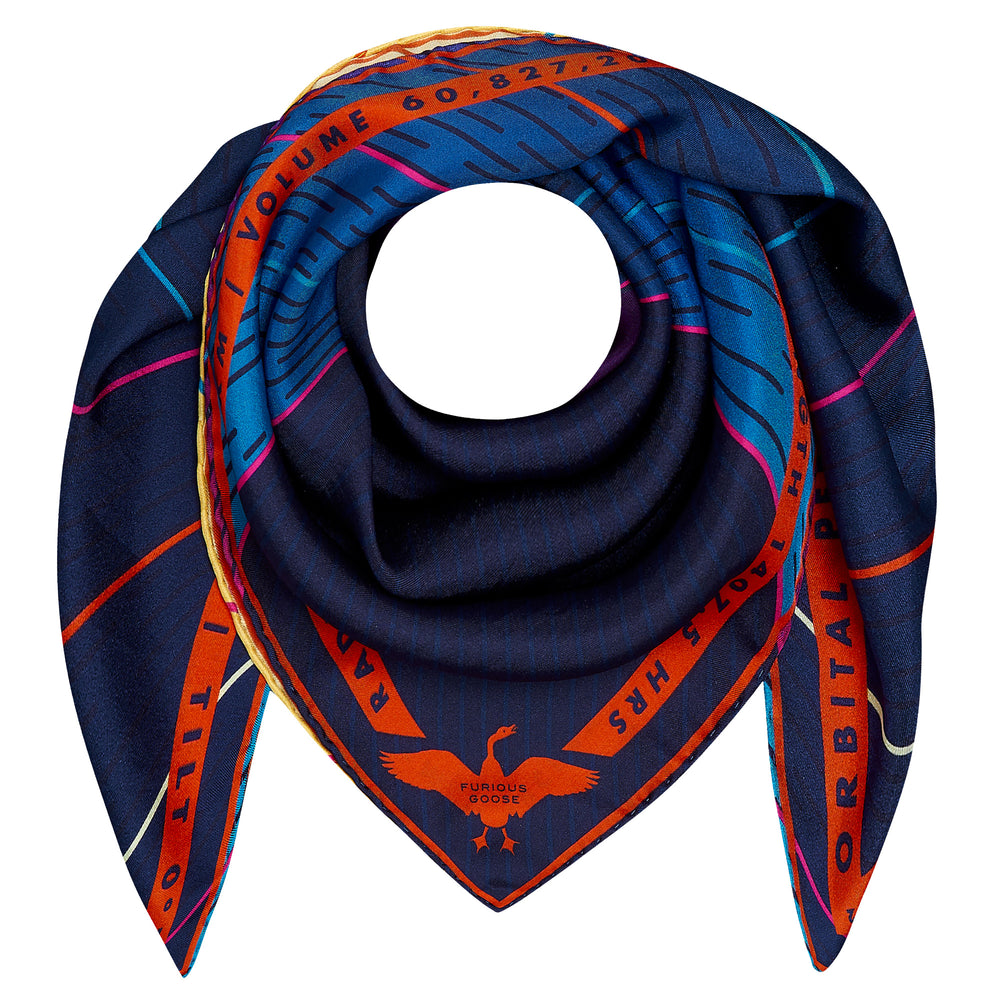 Luxury Scarf UK, Mercury, Planet Mercury, Hermes, Gift Ideas Gemini, Gift Ideas Virgo, Luxury Gift UK, London, New York, Space Gift