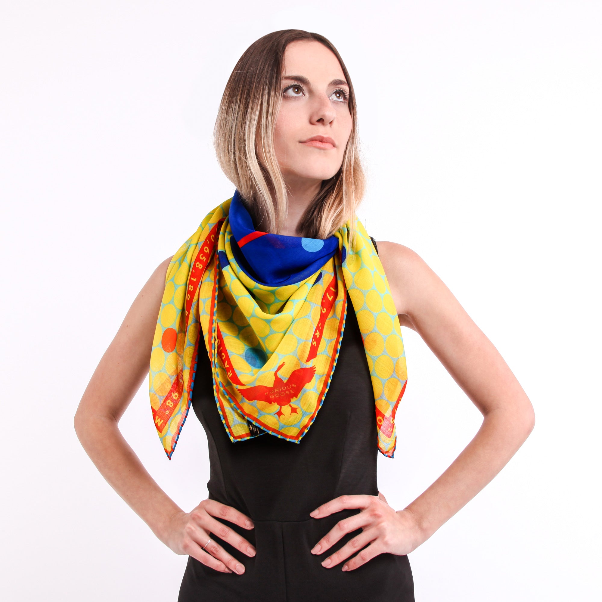 Merino wool square on sale scarf