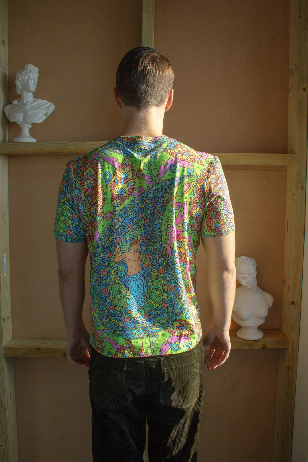 Paisley Print T-Shirt, Venus, Sustainable Tshirt, Bold T-Shirts, Psychedelic Art, Festival Fashion